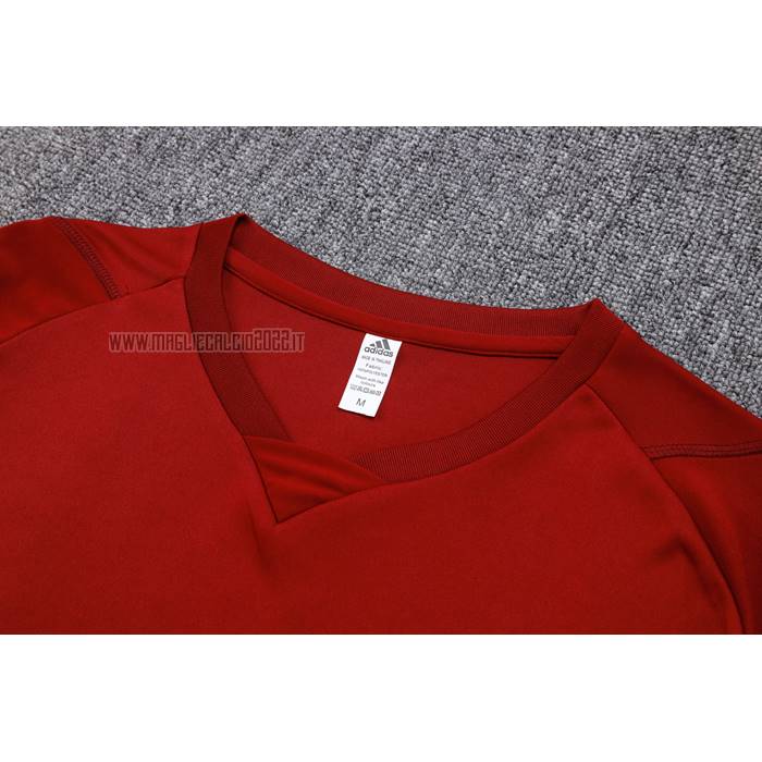 Tuta da Track del Arsenal Manga Corta 2023-2024 Rosso